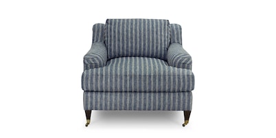 Stockten English Arm Chair with Casters