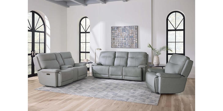 Loveseat w/Power & Console image number 1