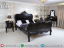 Furniture Luxury Tempat Tidur Mewah Ukiran Duco Black Edition MMJ-0465