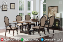 Harga Meja Makan Jati Natural Classic Furniture Jepara Terlaris MMJ-0410