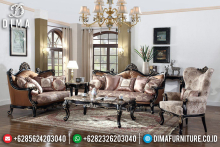 Jual Sofa Tamu Klasik Natural Jati Furniture Jepara MMJ-0452