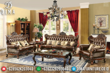 New Sofa Tamu Mewah Jati Catalan Furniture Jepara Luxury Classic MMJ-0420
