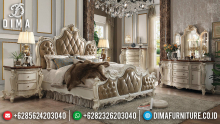 Harga Tempat Tidur Mewah Classic Ukiran Luxury Barocco MMJ-0557