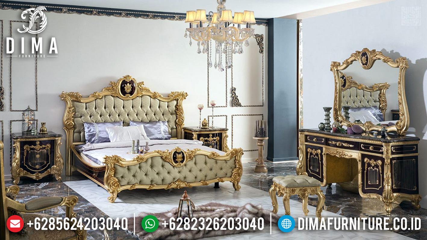 Best Price Tempat Tidur Mewah Jepara Ukiran Classic Luxury Elegant MMJ-0625