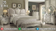 Desain Kamar Set Mewah Ukiran Luxury Classic Jepara White Ivory Combine MMJ-0656