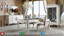 Furniture Jepara Meja Makan Mewah Classy Luxury New Design 2020 MMJ-0673