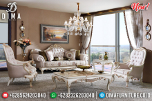 Jual Sofa Tamu Mewah Luxury Carving Furniture Jepara Klasik Terbaru MMJ-0730