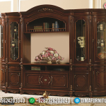 Superior Bufet TV Mewah Ukiran Jati Natural Luxury Carving Jepara MMJ-0829