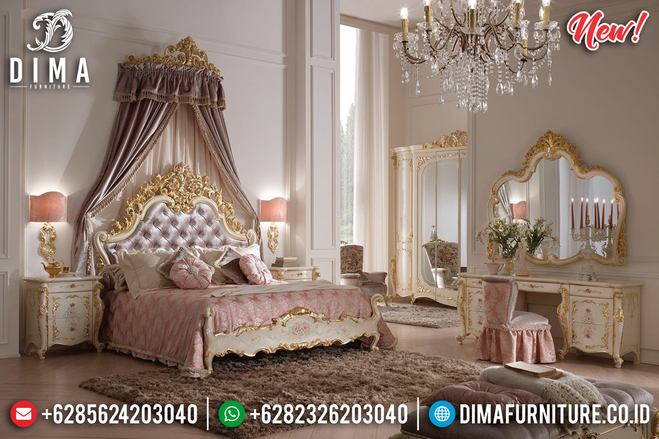 Harga Kamar Set Ukiran Mewah Furniture Jepara Desain Beautiful Epic MMJ-0867