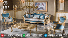 New Model Sofa Tamu Mewah Classic Luxury Gold Carving Design Inspiring MMJ-0838