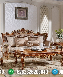 Sofa Tamu Mewah Jati Natural Furnishing New Design Furniture Jepara MMJ-0831