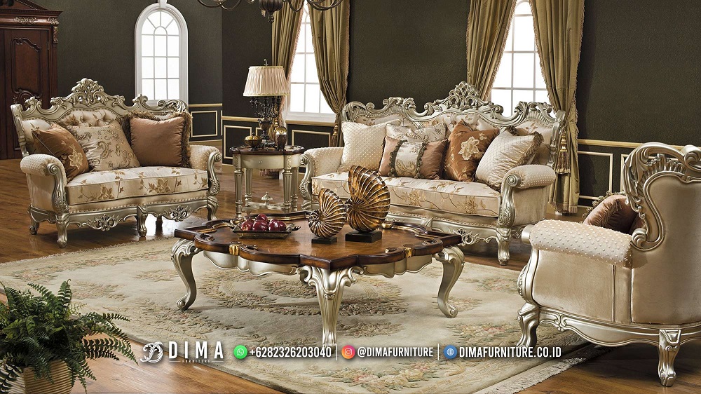 Kursi Sofa Ruang Tamu Keluarga Mewah Classy Modern MMJ-0959