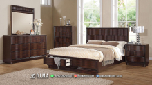 Desain Tempat Tidur Modern Furniture Bekualitas Open Order MMJ1029